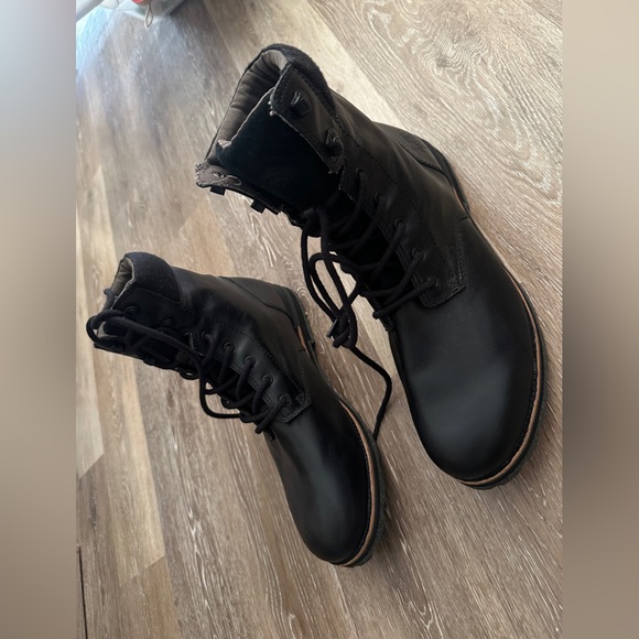 THE NORTH FACE 100 Gram Black Leather Boots Lace-Up SIZE 14 MEN’S Rugged Outdoor main image 13